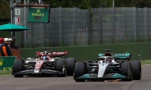 Bottas spurred on by battle with Mercedes' Russell