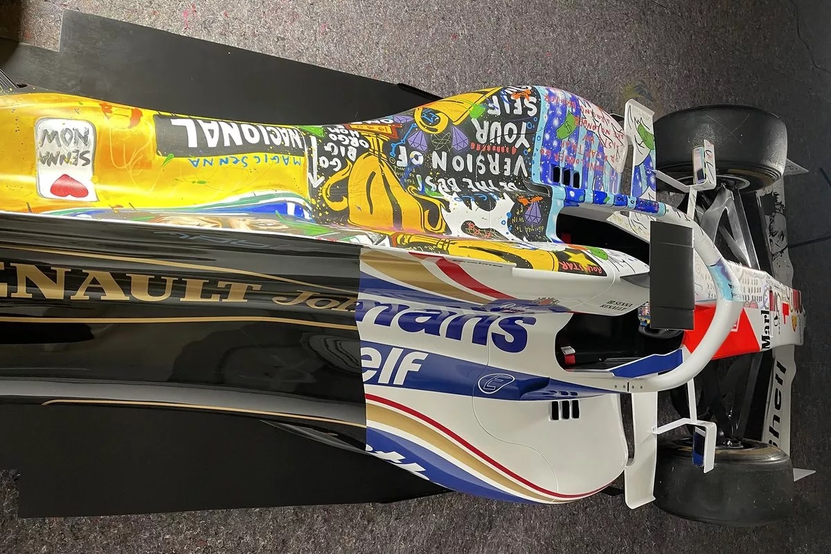 Ayrton Senna Art Show Car