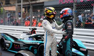 Mercedes' Vandoorne holds off Evans to win Monaco E-Prix