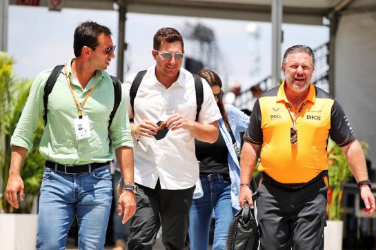 Zak Brown (USA) McLaren Executive Director.
05.05.2022. Formula 1 World Championship, Rd 5, Miami Grand Prix, Miami, Florida, USA, Preparation Day.
 - www.xpbimages.com, EMail: requests@xpbimages.com © Copyright: Coates / XPB Images