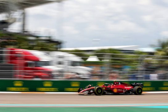 Carlos Sainz Jr (ESP) Ferrari F1-75.
06.05.2022. Formula 1 World Championship, Rd 5, Miami Grand Prix, Miami, Florida, USA, Practice Day.
- www.xpbimages.com, EMail: requests@xpbimages.com © Copyright: Rew / XPB Images
