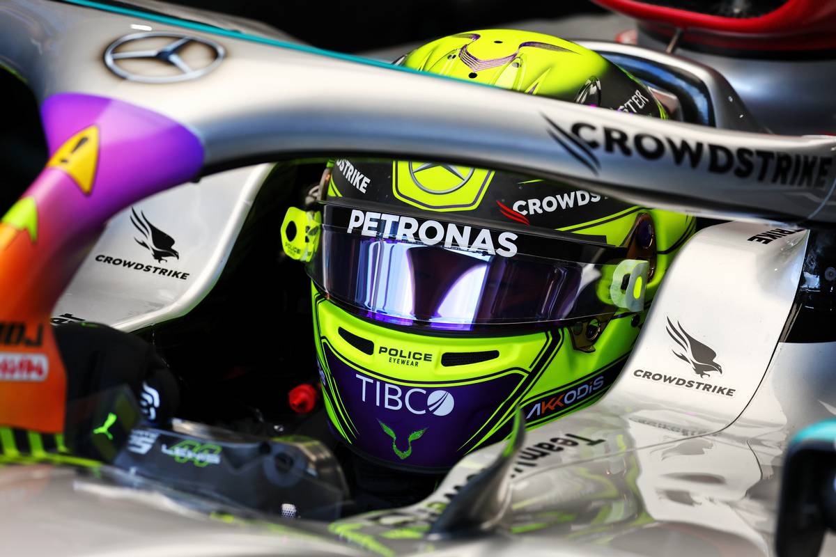Lewis Hamilton (GBR) Mercedes AMG F1 W13. 06.05.2022. Formula 1 World Championship, Rd 5, Miami Grand Prix, Miami, Florida, USA, Practice