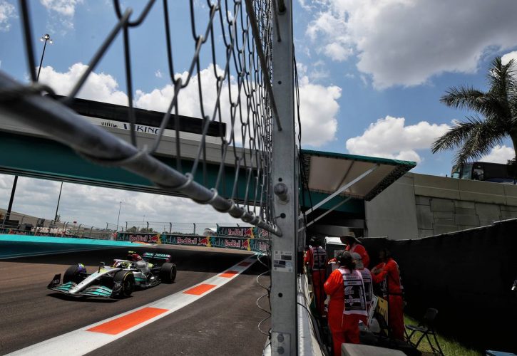 Lewis Hamilton (GBR) Mercedes AMG F1 W13. 07.05.2022. Formula 1 World Championship, Rd 5, Miami Grand Prix, Miami, Florida, USA, Qualifying