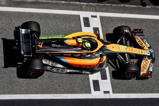 Lando Norris (GBR) McLaren MCL36.
20.05.2022 Formula 1 World Championship, Rd 6, Spanish Grand Prix, Barcelona, Spain, Practice Day.
 - www.xpbimages.com, EMail: requests@xpbimages.com © Copyright: Coates / XPB Images