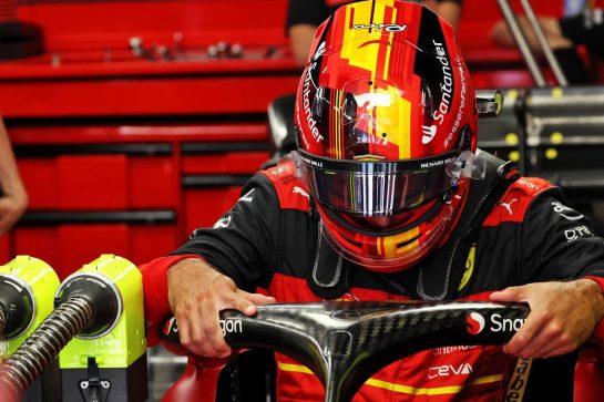 Carlos Sainz Jr (ESP) Ferrari F1-75.
21.05.2022. Formula 1 World Championship, Rd 6, Spanish Grand Prix, Barcelona, Spain, Qualifying Day.
- www.xpbimages.com, EMail: requests@xpbimages.com © Copyright: Bearne / XPB Images