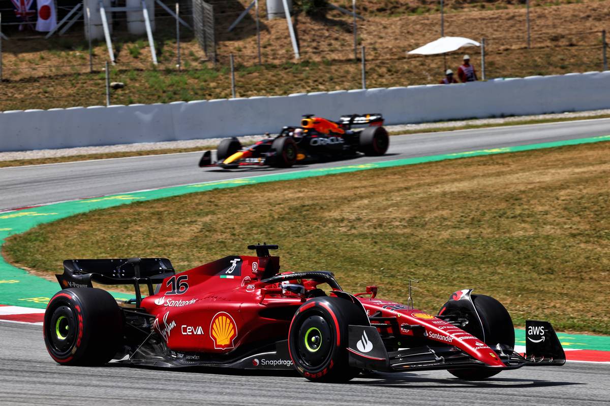 Charles Leclerc (MON) Ferrari F1-75. 22.05.2022. Formula 1 World Championship, Rd 6, Spanish Grand Prix, Barcelona, Spain, Race