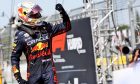 Race winner Max Verstappen (NLD) Red Bull Racing celebrates in parc ferme. 22.05.2022. Formula 1 World Championship, Rd 6, Spanish Grand Prix, Barcelona, Spain, Race