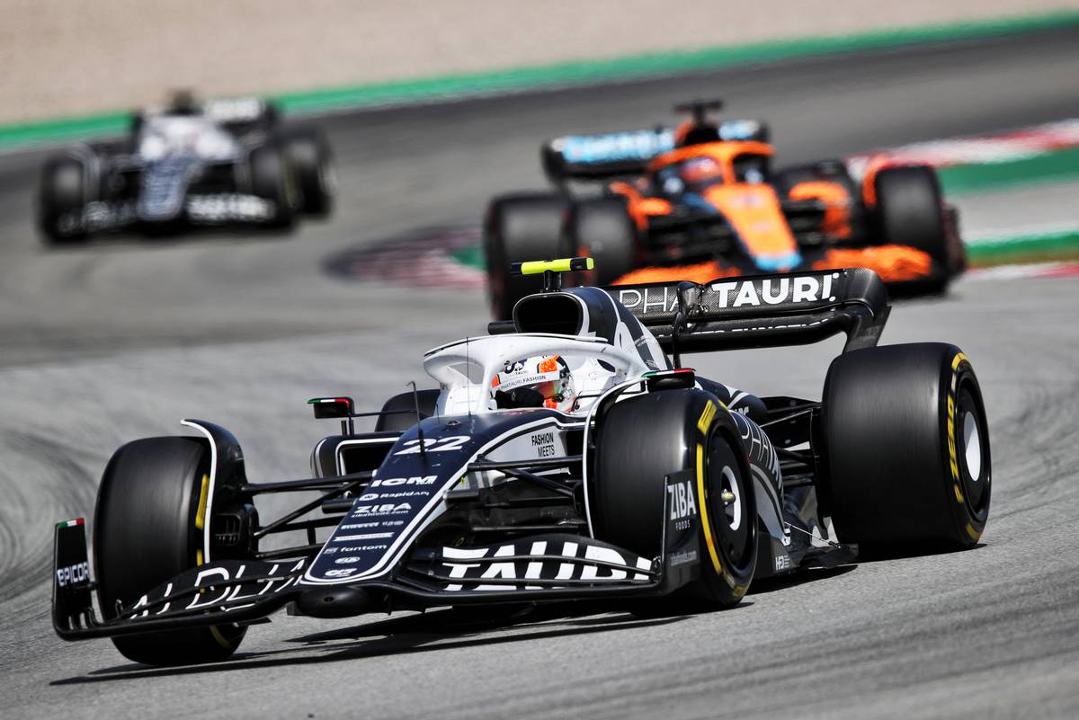 Yuki Tsunoda (JPN) AlphaTauri AT03. 22.05.2022. Formula 1 World Championship, Rd 6, Spanish Grand Prix, Barcelona, Spain, Race