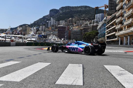 Fernando Alonso (ESP) Alpine F1 Team A522.
27.05.2022. Formula 1 World Championship, Rd 7, Monaco Grand Prix, Monte Carlo, Monaco, Friday.
- www.xpbimages.com, EMail: requests@xpbimages.com © Copyright: Price / XPB Images