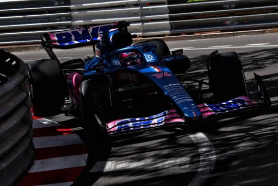 Fernando Alonso (ESP) Alpine F1 Team A522.
27.05.2022. Formula 1 World Championship, Rd 7, Monaco Grand Prix, Monte Carlo, Monaco, Friday.
- www.xpbimages.com, EMail: requests@xpbimages.com © Copyright: Batchelor / XPB Images