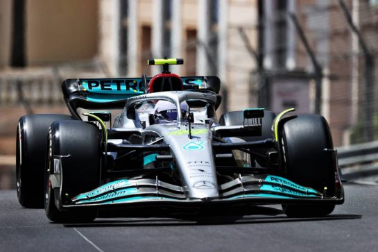 Lewis Hamilton (GBR) Mercedes AMG F1 W13.
27.05.2022. Formula 1 World Championship, Rd 7, Monaco Grand Prix, Monte Carlo, Monaco, Friday.
- www.xpbimages.com, EMail: requests@xpbimages.com © Copyright: Moy / XPB Images