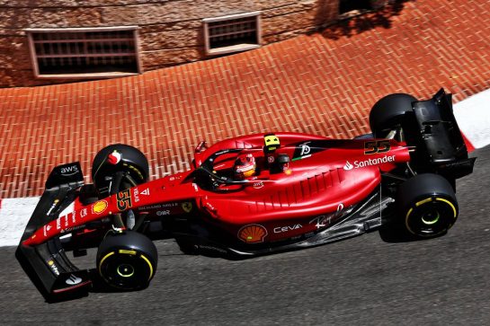 Carlos Sainz Jr (ESP) Ferrari F1-75.
27.05.2022. Formula 1 World Championship, Rd 7, Monaco Grand Prix, Monte Carlo, Monaco, Friday.
- www.xpbimages.com, EMail: requests@xpbimages.com © Copyright: Batchelor / XPB Images