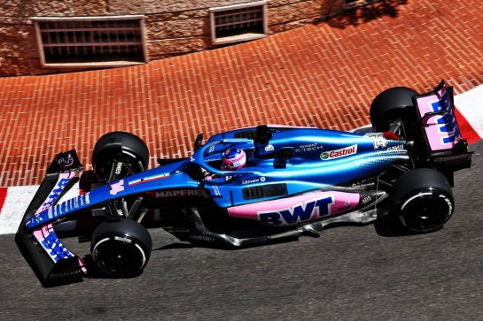 Fernando Alonso (ESP) Alpine F1 Team A522.
27.05.2022. Formula 1 World Championship, Rd 7, Monaco Grand Prix, Monte Carlo, Monaco, Friday.
- www.xpbimages.com, EMail: requests@xpbimages.com © Copyright: Batchelor / XPB Images