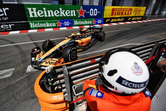 Daniel Ricciardo (AUS) McLaren MCL36.
27.05.2022. Formula 1 World Championship, Rd 7, Monaco Grand Prix, Monte Carlo, Monaco, Friday.
- www.xpbimages.com, EMail: requests@xpbimages.com © Copyright: Price / XPB Images
