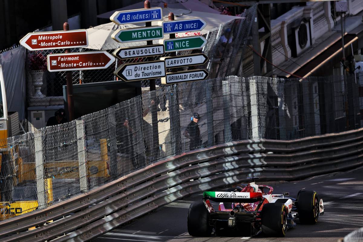 Valtteri Bottas (FIN) Alfa Romeo F1 Team C42. 27.05.2022. Formula 1 World Championship, Rd 7, Monaco Grand Prix, Monte Carlo, Monaco, Friday