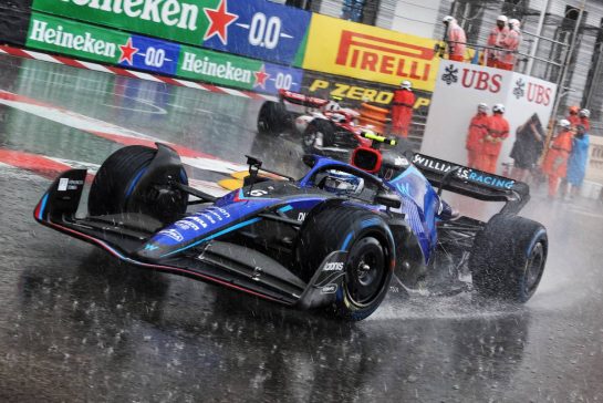 Nicholas Latifi (CDN) Williams Racing FW44 on a formation lap.
29.05.2022. Formula 1 World Championship, Rd 7, Monaco Grand Prix, Monte Carlo, Monaco, Race Day.
- www.xpbimages.com, EMail: requests@xpbimages.com © Copyright: Bearne / XPB Images