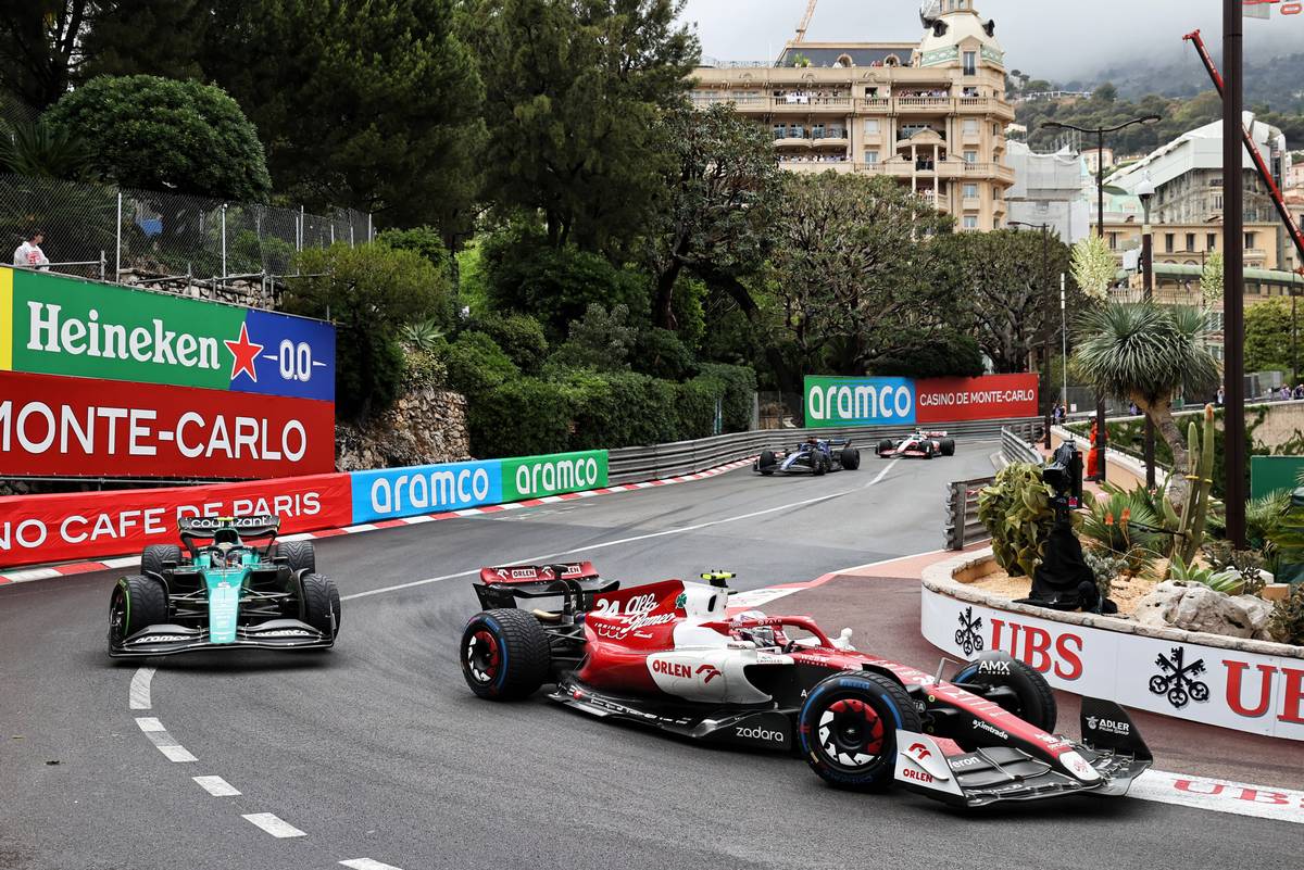 Guanyu Zhou (CHN) Alfa Romeo F1 Team C42. 29.05.2022. Formula 1 World Championship, Rd 7, Monaco Grand Prix, Monte Carlo, Monaco, Race