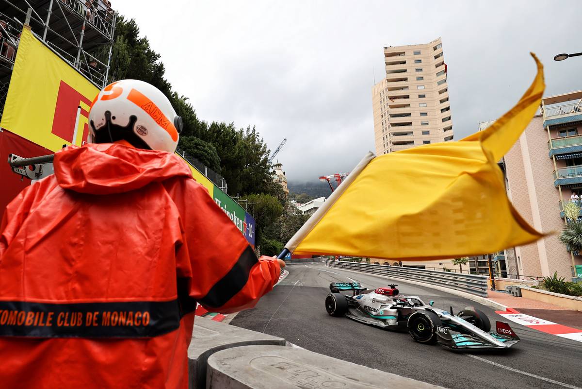 George Russell (GBR) Mercedes AMG F1 W13. 29.05.2022. Formula 1 World Championship, Rd 7, Monaco Grand Prix, Monte Carlo, Monaco, Race
