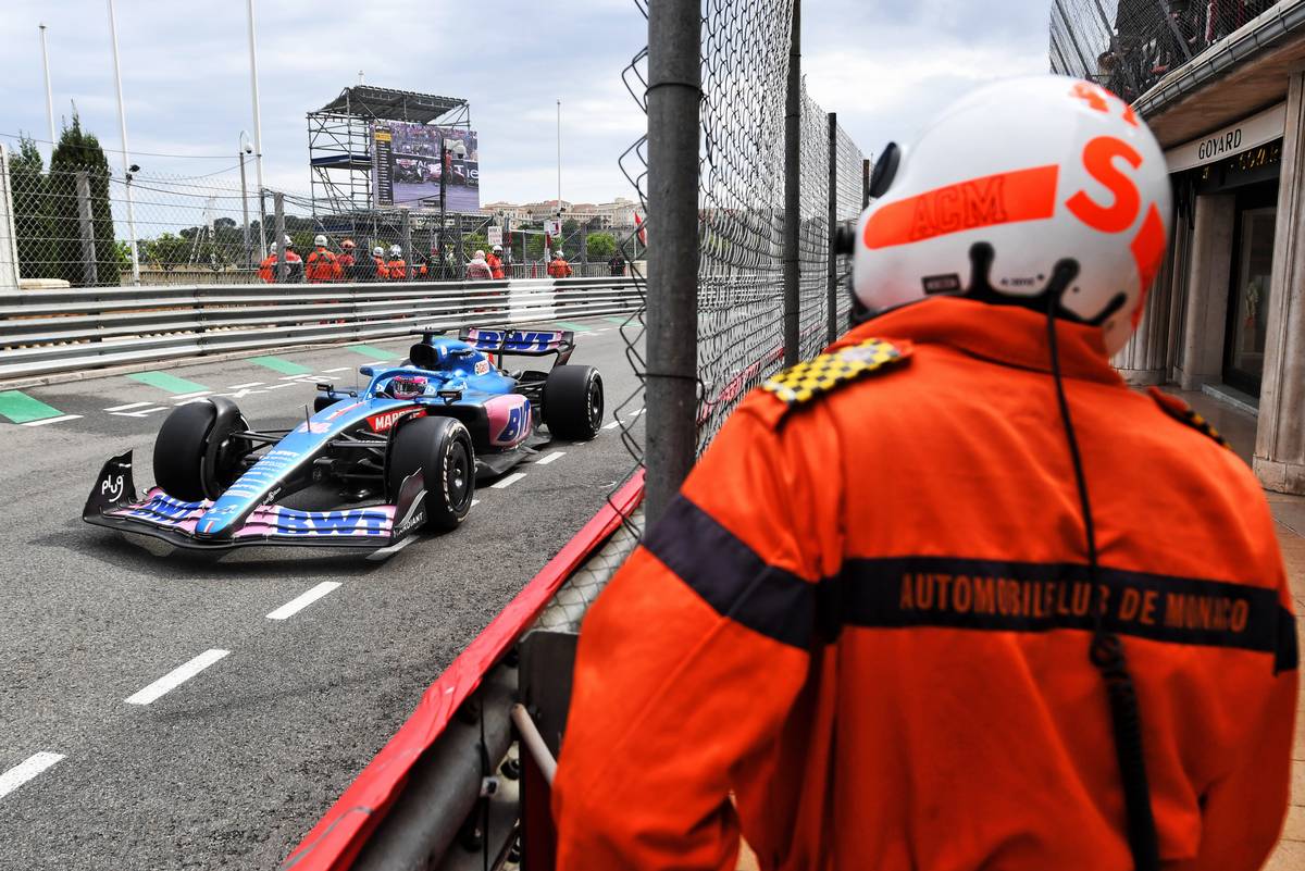 Fernando Alonso (ESP) Alpine F1 Team A522. 29.05.2022. Formula 1 World Championship, Rd 7, Monaco Grand Prix, Monte Carlo, Monaco, Race