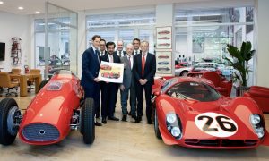 The president gets the royal tour at Maranello