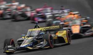 Herta dodges chaos to win GMR GP at Indy