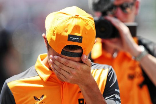 Lando Norris (GBR) McLaren.
09.06.2022. Formula 1 World Championship, Rd 8, Azerbaijan Grand Prix, Baku Street Circuit, Azerbaijan, Preparation Day.
- www.xpbimages.com, EMail: requests@xpbimages.com © Copyright: Coates / XPB Images