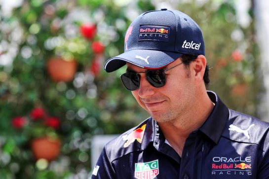 Sergio Perez (MEX) Red Bull Racing.
09.06.2022. Formula 1 World Championship, Rd 8, Azerbaijan Grand Prix, Baku Street Circuit, Azerbaijan, Preparation Day.
- www.xpbimages.com, EMail: requests@xpbimages.com © Copyright: Coates / XPB Images