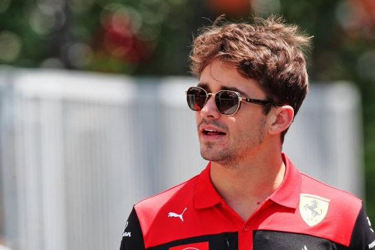 Charles Leclerc (MON) Ferrari.
09.06.2022. Formula 1 World Championship, Rd 8, Azerbaijan Grand Prix, Baku Street Circuit, Azerbaijan, Preparation Day.
- www.xpbimages.com, EMail: requests@xpbimages.com © Copyright: Coates / XPB Images