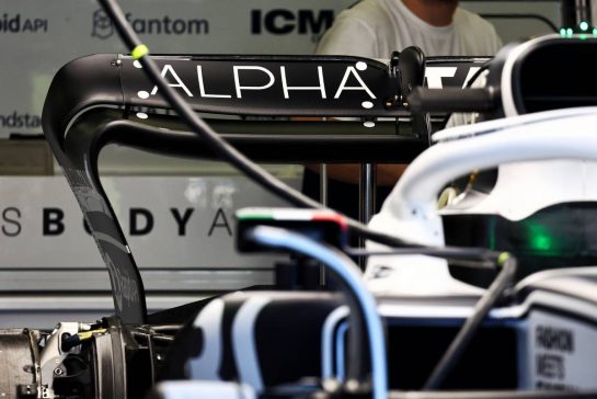 AlphaTauri AT03 rear wing.
09.06.2022. Formula 1 World Championship, Rd 8, Azerbaijan Grand Prix, Baku Street Circuit, Azerbaijan, Preparation Day.
- www.xpbimages.com, EMail: requests@xpbimages.com © Copyright: Batchelor / XPB Images