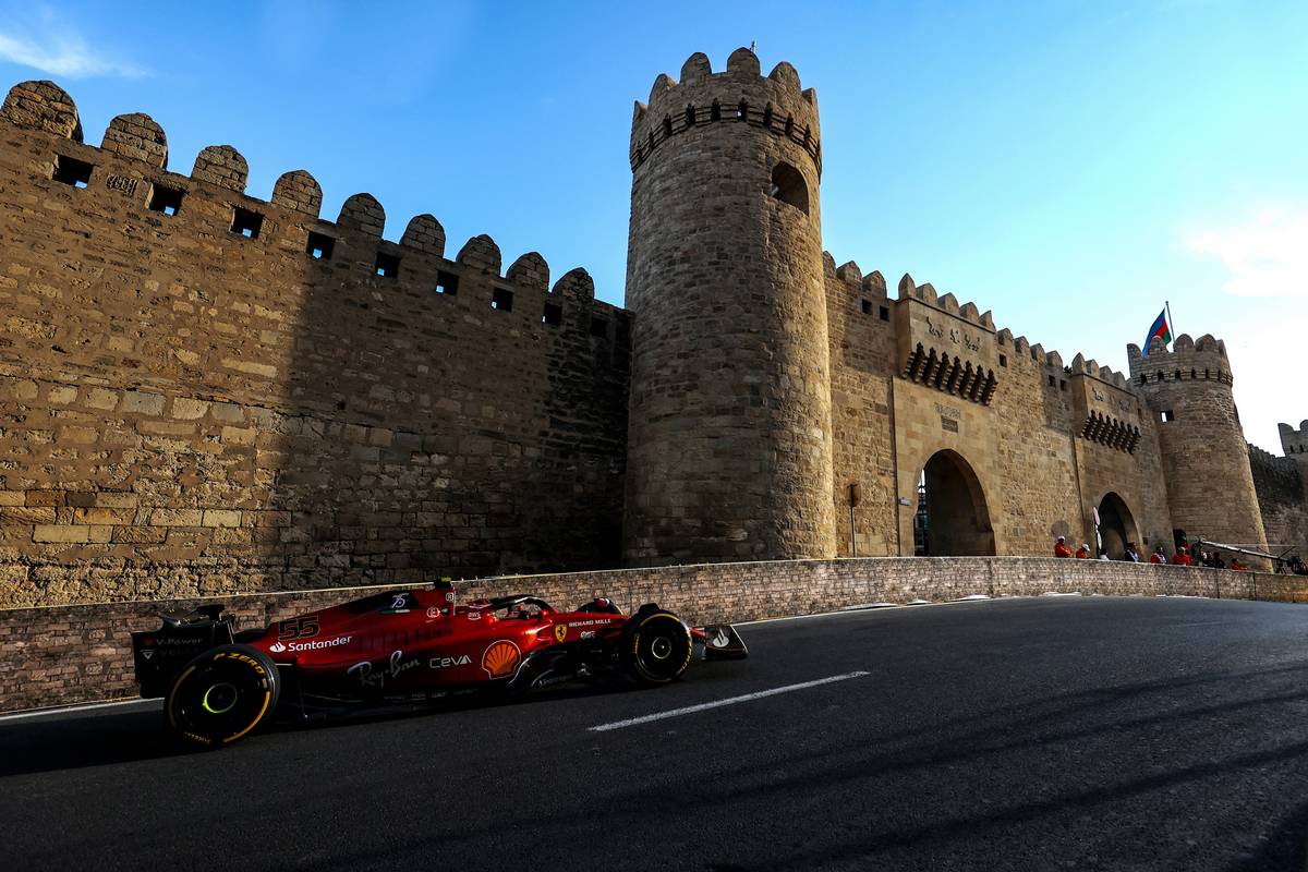 Carlos Sainz Jr (ESP), Scuderia Ferrari. 10.06.2022. Formula 1 World Championship, Rd 8, Azerbaijan Grand Prix, Baku