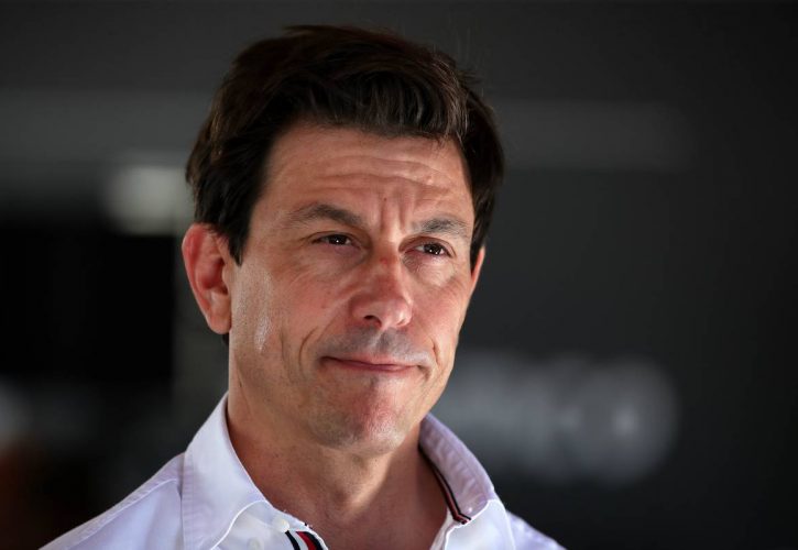 Toto Wolff (GER) Mercedes AMG F1 Shareholder and Executive Director. 11.06.2022. Formula 1 World Championship, Rd 8, Azerbaijan Grand Prix, Baku Street Circuit, Azerbaijan, Qualifying