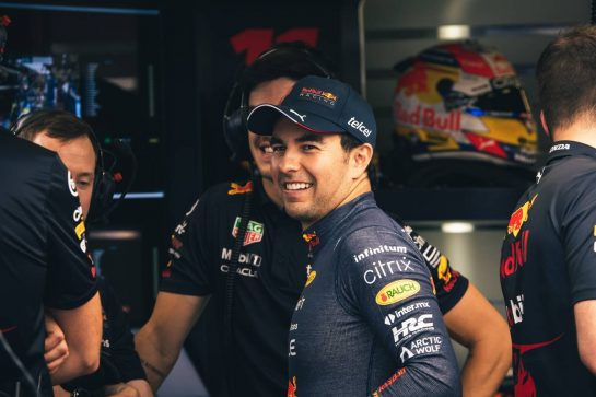 Sergio Perez (MEX) Red Bull Racing.
11.06.2022. Formula 1 World Championship, Rd 8, Azerbaijan Grand Prix, Baku Street Circuit, Azerbaijan, Qualifying Day.
- www.xpbimages.com, EMail: requests@xpbimages.com © Copyright: Bearne / XPB Images