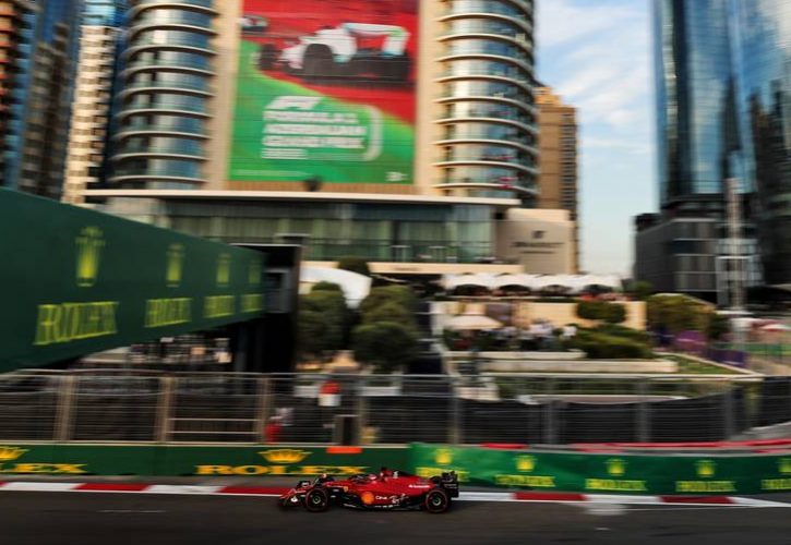 Charles Leclerc (MON) Ferrari F1-75. 11.06.2022. Formula 1 World Championship, Rd 8, Azerbaijan Grand Prix, Baku