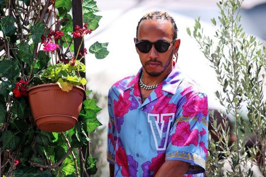 Lewis Hamilton (GBR) Mercedes AMG F1.
12.06.2022. Formula 1 World Championship, Rd 8, Azerbaijan Grand Prix, Baku Street Circuit, Azerbaijan, Race Day.
- www.xpbimages.com, EMail: requests@xpbimages.com © Copyright: Coates / XPB Images