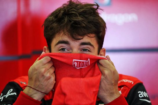 Charles Leclerc (MON) Ferrari.
12.06.2022. Formula 1 World Championship, Rd 8, Azerbaijan Grand Prix, Baku Street Circuit, Azerbaijan, Race Day.
 - www.xpbimages.com, EMail: requests@xpbimages.com © Copyright: Coates / XPB Images