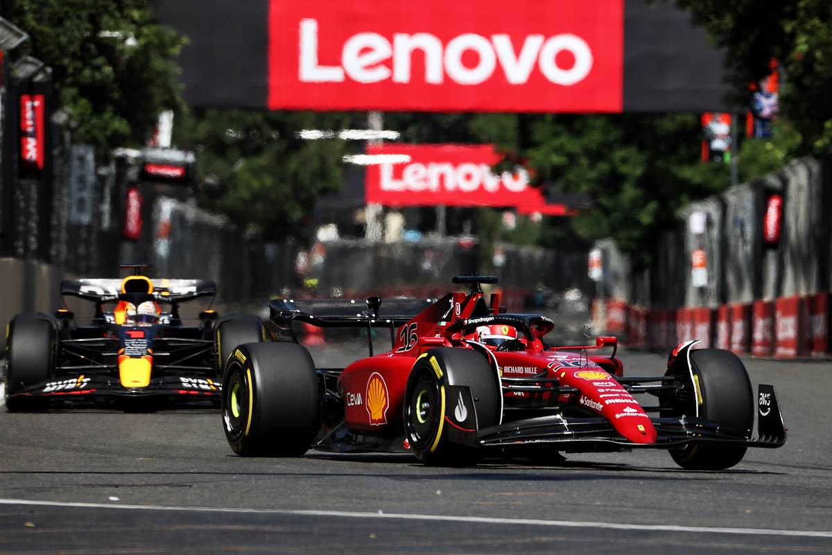 Charles Leclerc (MON) Ferrari F1-75. 12.06.2022. Formula 1 World Championship, Rd 8, Azerbaijan Grand Prix, Baku