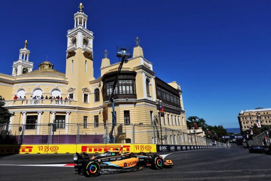 Lando Norris (GBR) McLaren MCL36.
12.06.2022. Formula 1 World Championship, Rd 8, Azerbaijan Grand Prix, Baku Street Circuit, Azerbaijan, Race Day.
- www.xpbimages.com, EMail: requests@xpbimages.com © Copyright: Bearne / XPB Images