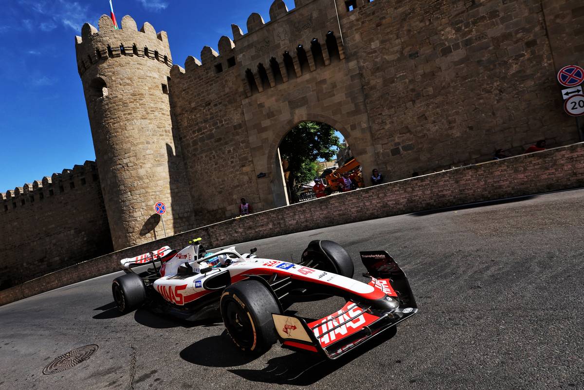 Mick Schumacher (GER) Haas VF-22. 12.06.2022. Formula 1 World Championship, Rd 8, Azerbaijan Grand Prix, Baku
