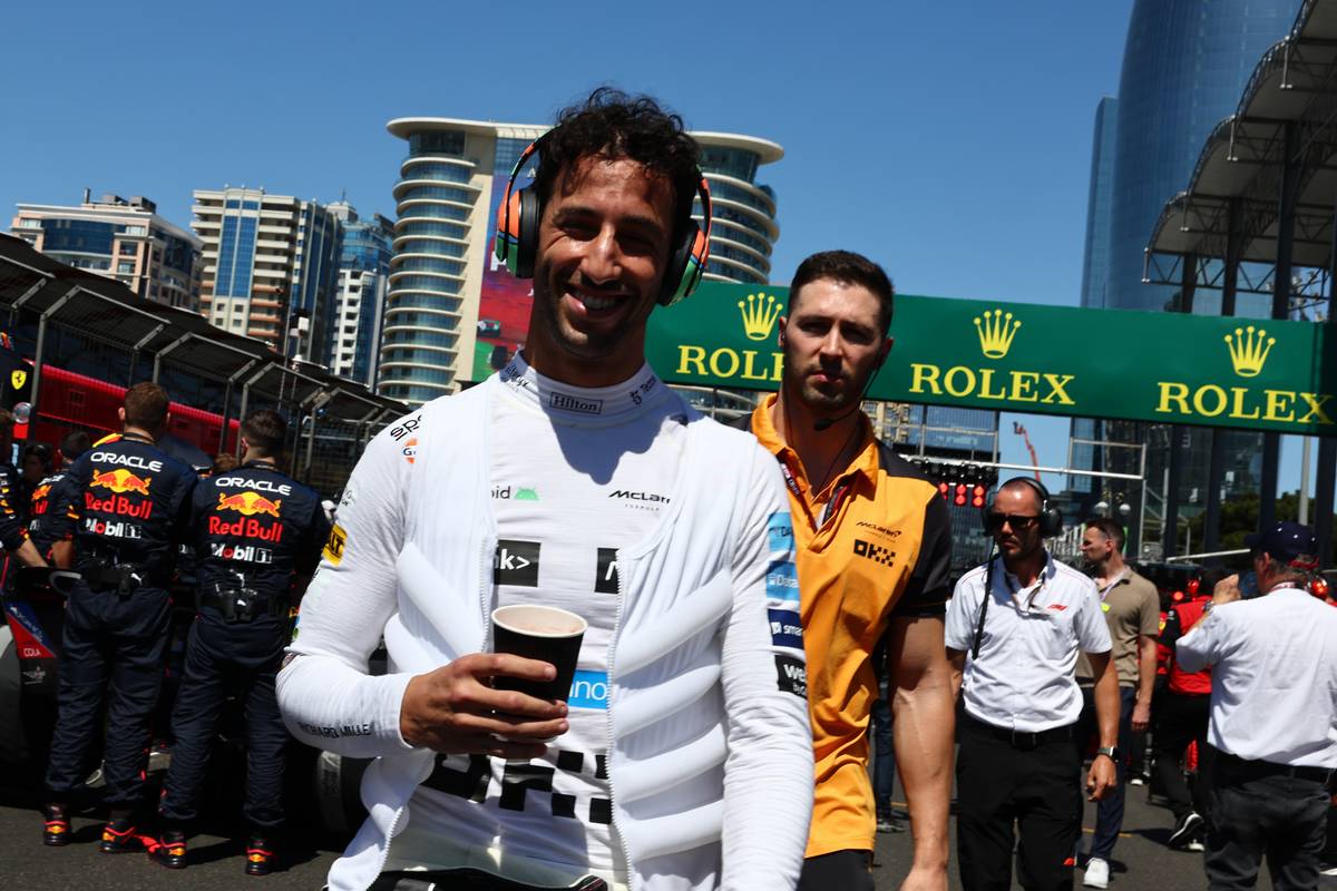 Daniel Ricciardo (AUS) McLaren MCL36. 12.06.2022. Formula 1 World Championship, Rd 8, Azerbaijan Grand Prix, Baku