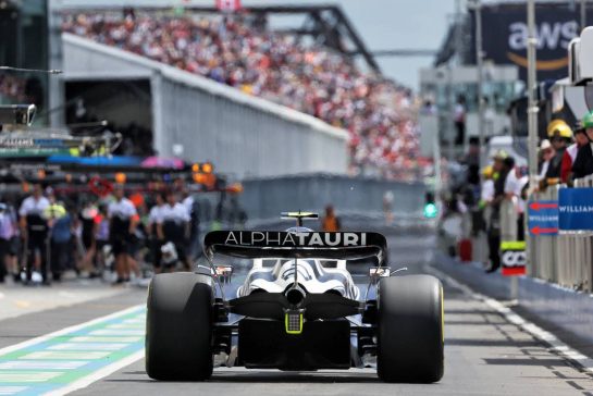 Yuki Tsunoda (JPN) AlphaTauri AT03.
17.06.2022. Formula 1 World Championship, Rd 9, Canadian Grand Prix, Montreal, Canada, Practice Day.
- www.xpbimages.com, EMail: requests@xpbimages.com © Copyright: Bearne / XPB Images