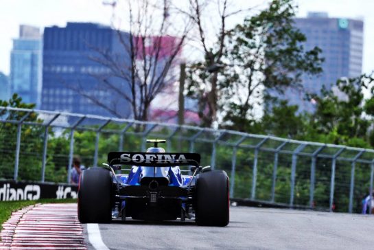 Nicholas Latifi (CDN) Williams Racing FW44.
17.06.2022. Formula 1 World Championship, Rd 9, Canadian Grand Prix, Montreal, Canada, Practice Day.
- www.xpbimages.com, EMail: requests@xpbimages.com © Copyright: Batchelor / XPB Images