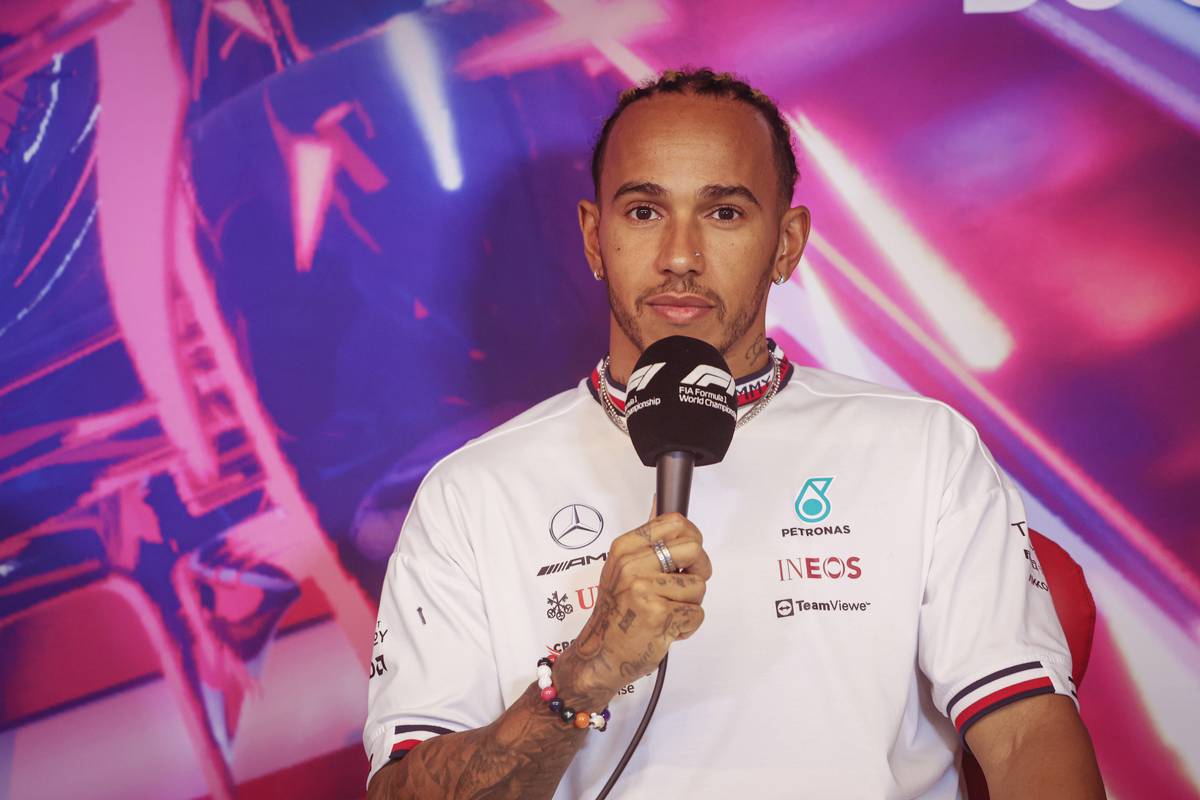 Lewis Hamilton (GBR) Mercedes AMG F1 in the FIA Press Conference. 17.06.2022. Formula 1 World Championship, Rd 9, Canadian Grand Prix, Montreal, Canada, Practice