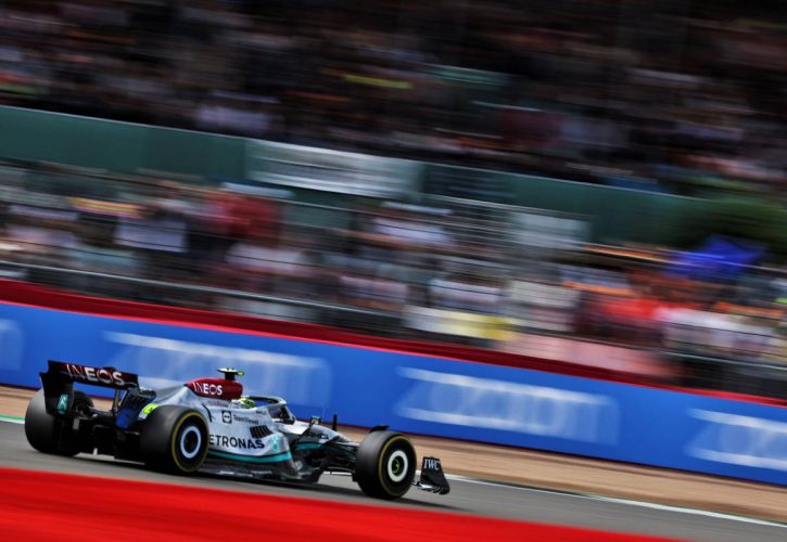Lewis Hamilton (GBR) Mercedes AMG F1 W13.. 01.07.2022. Formula 1 World Championship, Rd 10, British Grand Prix, Silverstone, England, Practice