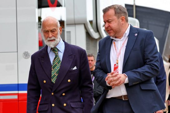 HRH Prince Michael of Kent (GBR).
02.07.2022. Formula 1 World Championship, Rd 10, British Grand Prix, Silverstone, England, Qualifying Day.
- www.xpbimages.com, EMail: requests@xpbimages.com © Copyright: Batchelor / XPB Images
