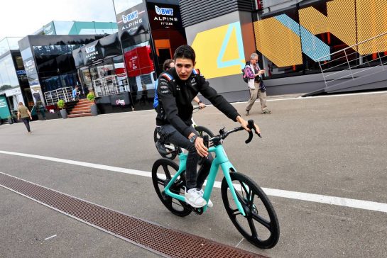 Esteban Ocon (FRA) Alpine F1 Team.
07.07.2022. Formula 1 World Championship, Rd 11, Austrian Grand Prix, Spielberg, Austria, Preparation Day.
- www.xpbimages.com, EMail: requests@xpbimages.com © Copyright: Batchelor / XPB Images