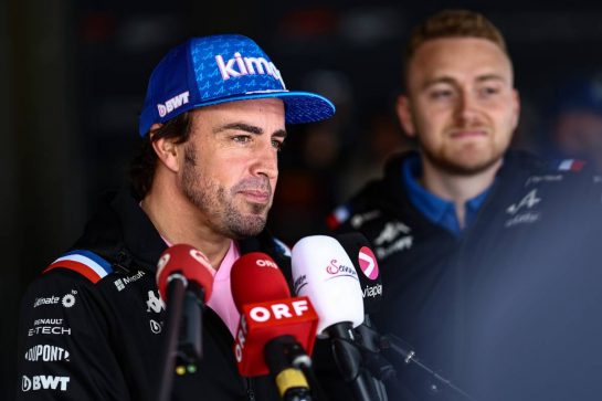 Fernando Alonso (ESP), Alpine F1 Team 
07.07.2022. Formula 1 World Championship, Rd 11, Austrian Grand Prix, Spielberg, Austria, Preparation Day.
- www.xpbimages.com, EMail: requests@xpbimages.com © Copyright: Charniaux / XPB Images