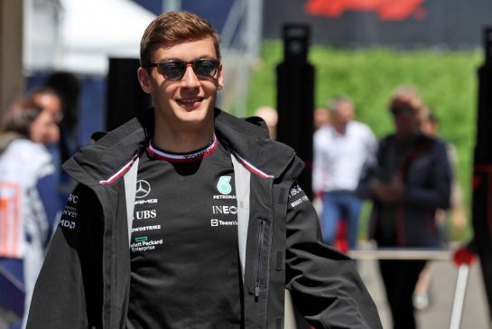 George Russell (GBR) Mercedes AMG F1.
08.07.2022. Formula 1 World Championship, Rd 11, Austrian Grand Prix, Spielberg, Austria, Qualifying Day.
- www.xpbimages.com, EMail: requests@xpbimages.com © Copyright: Bearne / XPB Images