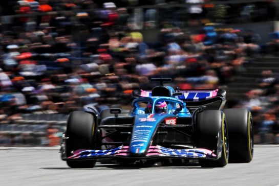 Fernando Alonso (ESP) Alpine F1 Team A522.
08.07.2022. Formula 1 World Championship, Rd 11, Austrian Grand Prix, Spielberg, Austria, Qualifying Day.
- www.xpbimages.com, EMail: requests@xpbimages.com © Copyright: Coates / XPB Images