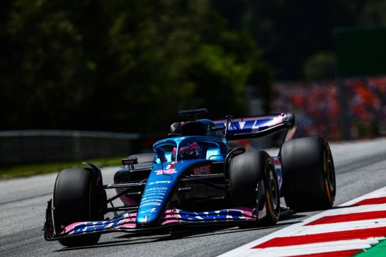 Fernando Alonso (ESP), Alpine F1 Team 
08.07.2022. Formula 1 World Championship, Rd 11, Austrian Grand Prix, Spielberg, Austria, Qualifying Day.
- www.xpbimages.com, EMail: requests@xpbimages.com © Copyright: Charniaux / XPB Images