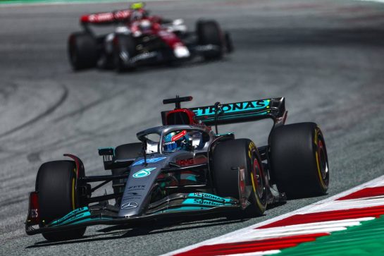 George Russell (GBR), Mercedes AMG F1 
08.07.2022. Formula 1 World Championship, Rd 11, Austrian Grand Prix, Spielberg, Austria, Qualifying Day.
- www.xpbimages.com, EMail: requests@xpbimages.com © Copyright: Charniaux / XPB Images